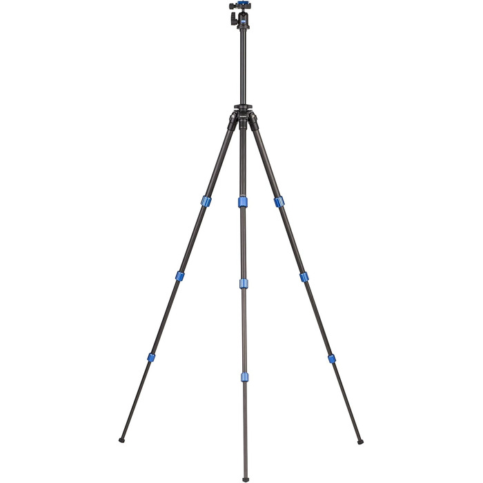 Штатив Benro Slim TSL08CN00 з вуглецевого волокна з кульковою головкою N00, чорний, блакитний