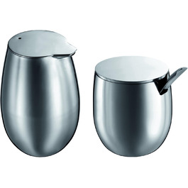 Bodum Columbia Набір для цукру та молока (нержавіюча сталь, молочник, цукорниця) матовий