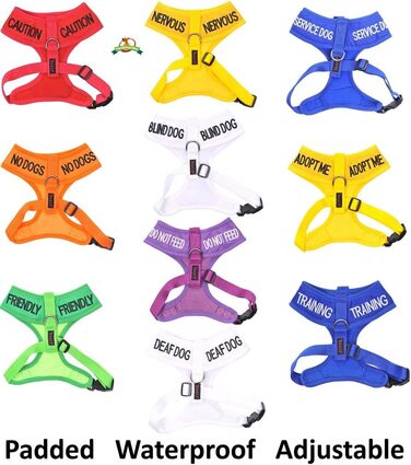 Нашийник для собак Nervous (Give Me Space), жовтий, кодований кольором, S-M, L-XL, запобігає нещасним випадкам, попереджаючи інших собак (L-XL)