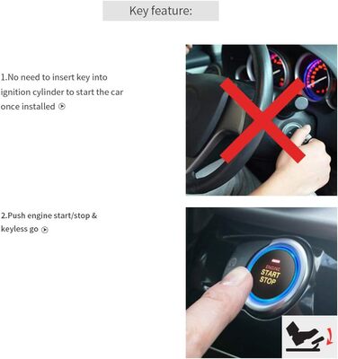 Система автосигналізації EasyGuard Smart із RFID, кнопкою старту, безключовим доступом і сенсорним управлінням