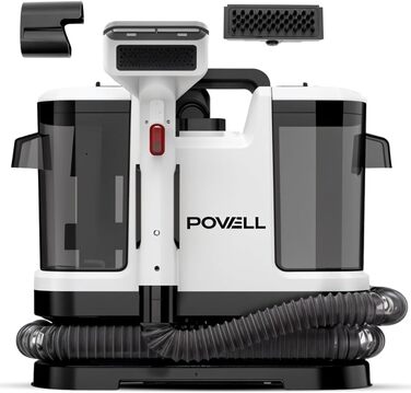 Портативний пилосос для чищення килимів Powell Waschsauger 450W, 13kPA, для килимів, диванів, автомобілів (сірий)