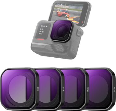 Фільтр NDPL K&F Concept для Insta360 Ace Pro 2 - Набір нейтральних та поляризаційних фільтрів (ND8+ND16+ND32+ND64)