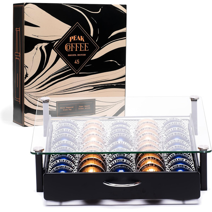 Підставка для капсул Nespresso Vertuo Peak Kaffee - 70 шт. (45 касет) - Організатор для капсул Vertuo Line