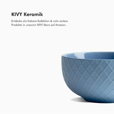 Набір кавових чашок KIVY 6 шт по 400 мл - великі чашки для кави та чаю, керамічні, сучасний дизайн, набір чашок