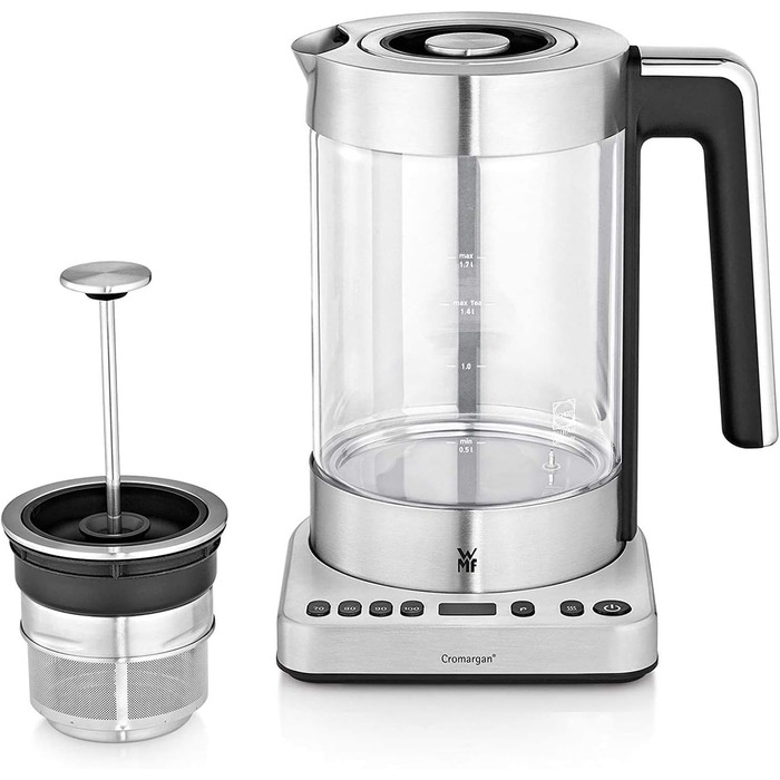 WMF LONO 2-in-1 Tea and Kettle Stainless Steel, New. WMF LONO 2-in-1 Tea and Kettle, Single.