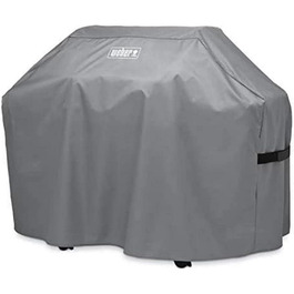 Чохол для гриля Weber, для серій Spirit 300 і Genesis 300, до 152 см, водонепроникний, захист від УФ, вітру і дощу, сірий (7179)