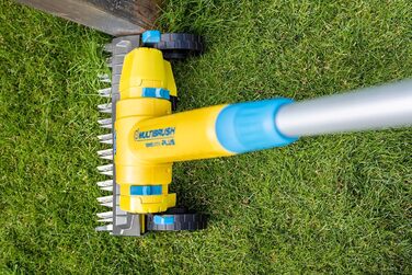 Насадка Gloria FineCut для тримера MultiBrush, для газонів і країв, ширина зрізу 36 см, жовта, аксесуар для газонокосарки та роботів
