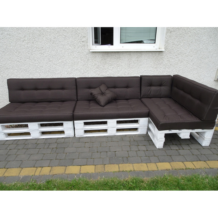 Подушка 120 x 60 x 15 см, чорна