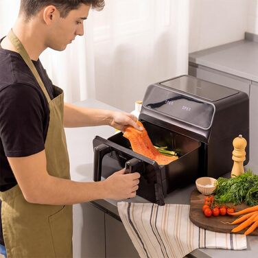Фритюрниця Cecotec Cecofry Advance 9000 Window 9л, 2200 Вт, подвійна зона, з оглядовим вікном, чорна