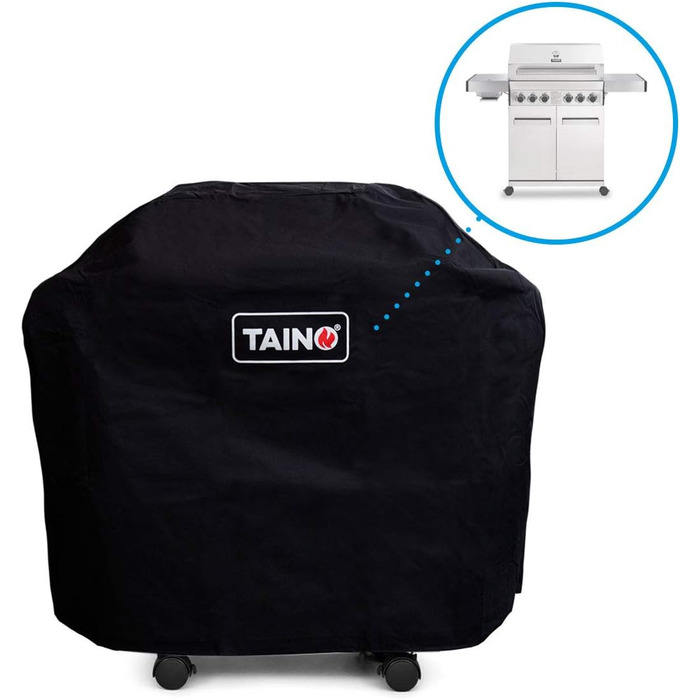Чохол для газового гриля TAINO Platinum Black, 4 конфорки, водонепроникний захист