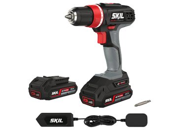 Акумуляторний дриль-шуруповерт SKIL 2842AA (18V, сірий) з акумулятором та зарядним пристроєм