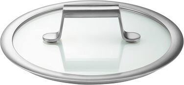 Набір каструль WMF Comfort Line Induktion 5-ти частинний з кришкою з термоскла, Cromargan нержавіюча сталь, з маркуванням, для індукційних плит, стійкий, без покриття