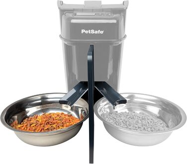 Автоматичний годівник PetSafe для 2 тварин: собак та котів, з мискою, BPA-free пластик