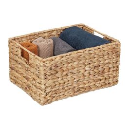 Relaxdays Storage Basket made from Water Hyacinth
