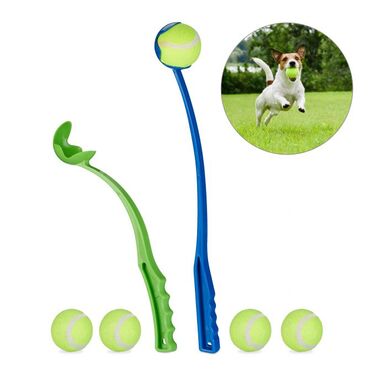 Relaxdays Dog Ball Launcher 2-Piece Set