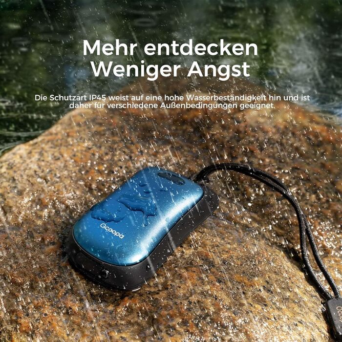 Електричні грілки для рук OCOOPA, 2 шт., водонепроникні IP45, ергономічні, 18 годин тепла, портативні, для відпочинку на природі, гольфу, кемпінгу, міського використання, Marineblau (темно-синій)