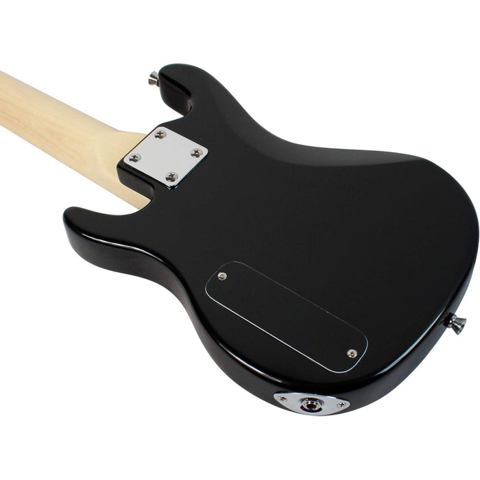 Дитячий електрогітарний набір YMC, 76.2 см, з підсилювачем 5 Вт, Gigbag, ремінь, кабель, струни, медіатори та ключ, Чорний