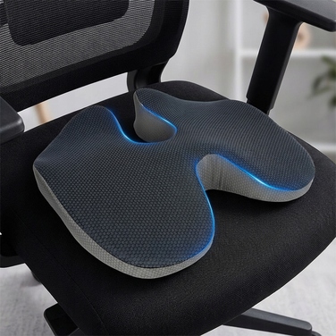 Подушка для сидіння з ефектом пам'яті (Memory Foam) для офісного крісла та авто