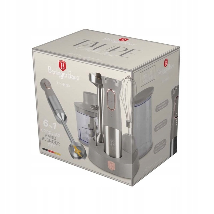 Стаціонарний блендер Berlinger Haus 3289, 200 Вт, сріблястий/сірий