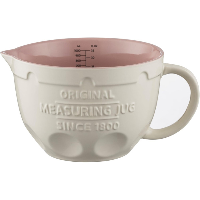 Mason Cash Innovative Kitchen Measuring Containers, stoneware, white, 20.5 x 15 x 10 cm