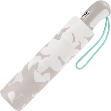 Жіноча парасолька ESPRIT Easymatic з автоматичним відкриванням - Butterfly kiss сіро-аква