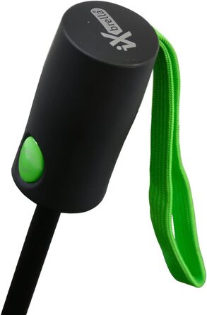 Чорно-зелений парасолька-тростина з великим куполом 106 см з фібергласу