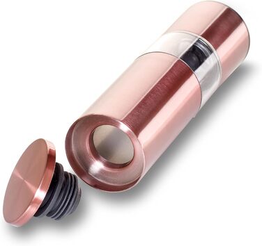 Набір з 2 мельниць для спецій Echtwerk: сіль та перець з нержавіючої сталі, ручний млин, керамічний механізм, мідна серія