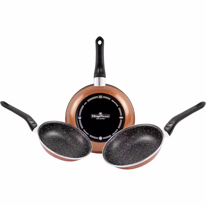 Magefesa K2 Cookware Set, gray ((24/26/28)*-cm)