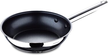 BERGNER Gourmet | Stockpot with Glass Lid | 8 L Capacity | Made of Stainless Steel | Ergonomic Handles | Kitchen Appliances | Suitable for All Cooktops (28 x 5.5 CM)