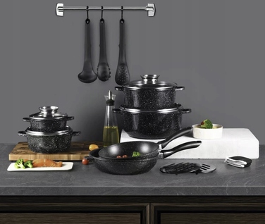 Набір кастрюль KlönBerg KB-4026, 17 предметів