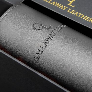 Підкладка для столу Gallaway з натуральної шкіри, 91.5x43 см (Чорний)