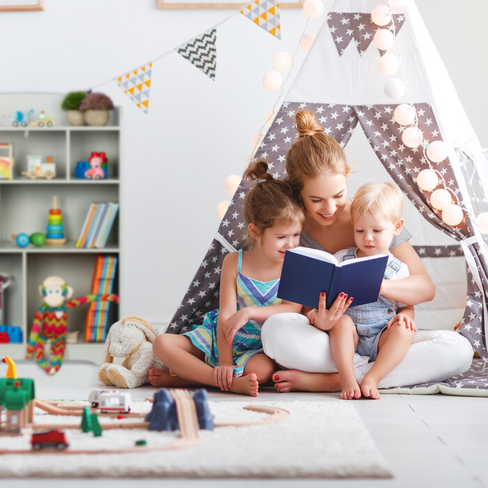 Relaxdays Kids' Shelf in Grey