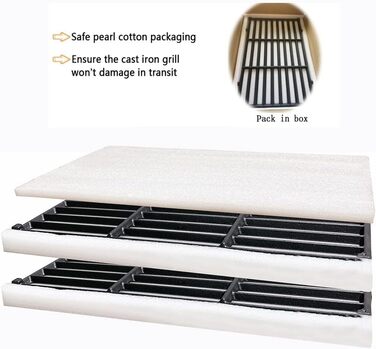 Решітка-гриль для Weber Spirit I & II 200 210 220 310 320 (7637) - чавун, замінна частина