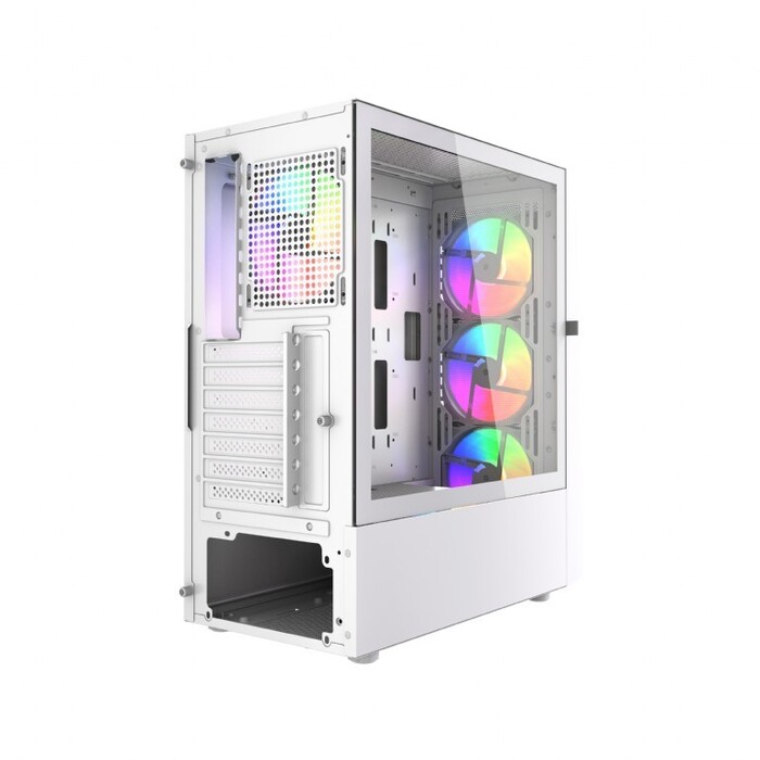 Корпус Gembird Fornax 4300 ARGB Midi Tower, білий