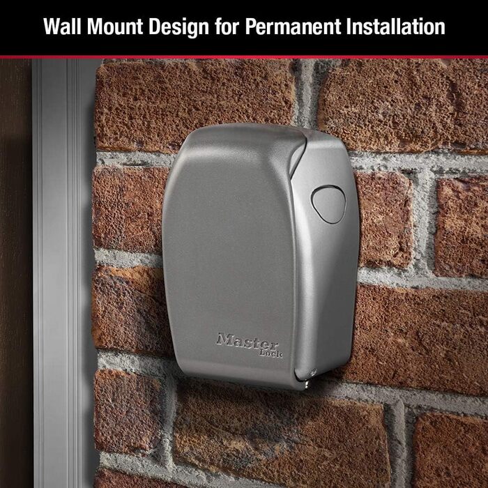 Master Lock 5415D Heavy Duty Key Lock Box - Zinc Wall Mount