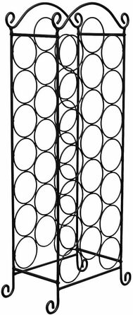 vidaXL Wine Rack 21 Bottles Metal Bottle Rack Bottle Stand Wine Cabinet