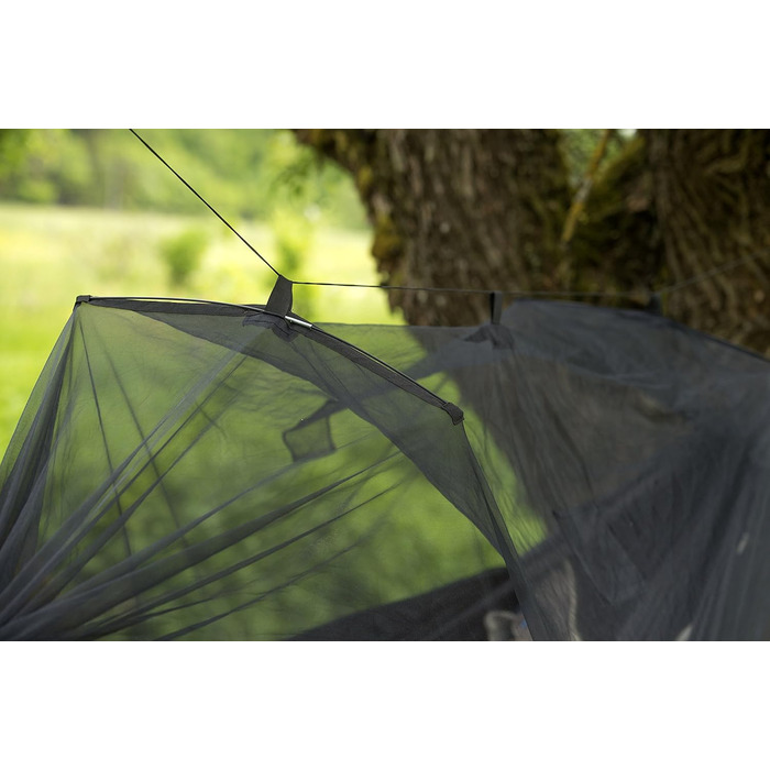 Ультралегка гамак AMAZONAS Moskito Traveller EXTREME з антимоскітною сіткою, 275x140 см, до 200 кг, чорний