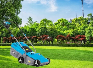 Електрична газонокосарка Handy YK1002, 1000 Вт, ширина зрізу 31 см, травозбірник 25 л