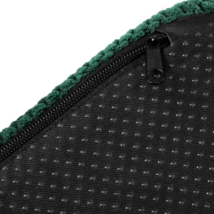 Сходинка для собак та котів, 30 см, 3 сходинки, плюшевий покрив, зелений колір