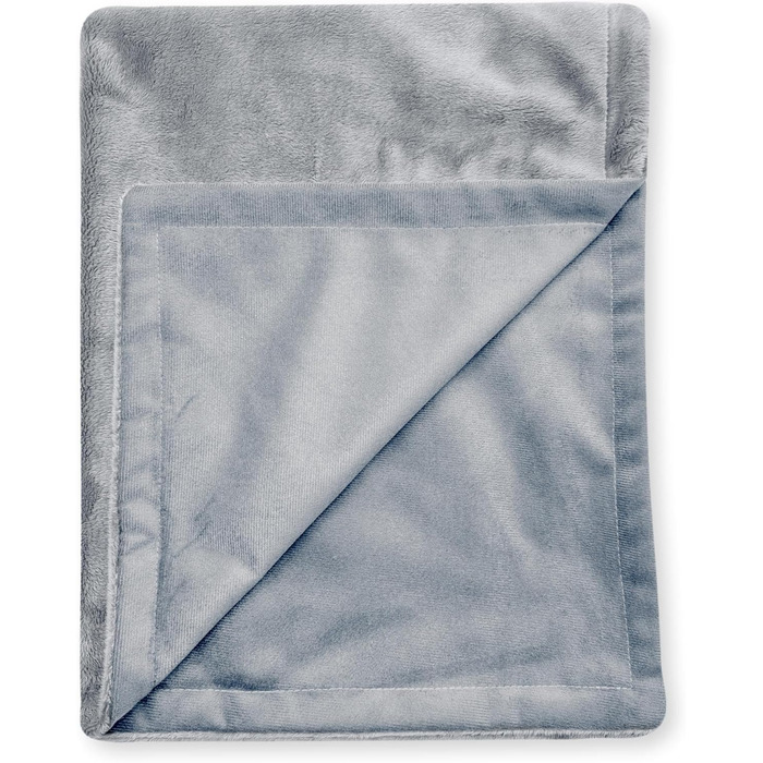 М'яка підстилка для собак та котів 4L Textil - підстилка для подорожей, для дому, захист дивану, 60x40/100x80 см, бежева/сіра