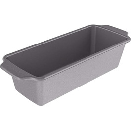 KitchenAid Bakeware Aluminized Steel Aluminized Steel PFAS-free Non-stick 27x11 cm Loaf Pan for Cakes, Bread, Meatloaf, Freezer safe, Oven safe up to 230°C, Dishwasher safe, Grey