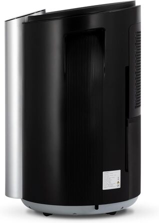 Осушувач повітря CREATE Luftentfeuchter XL SPIRAL для приміщень до 90 м², 20 л, LED-дисплей, 380 Вт, чорний