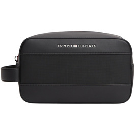 Чоловіча косметичка для подорожей Tommy Hilfiger Foundation Washbag з блискавкою, чорна