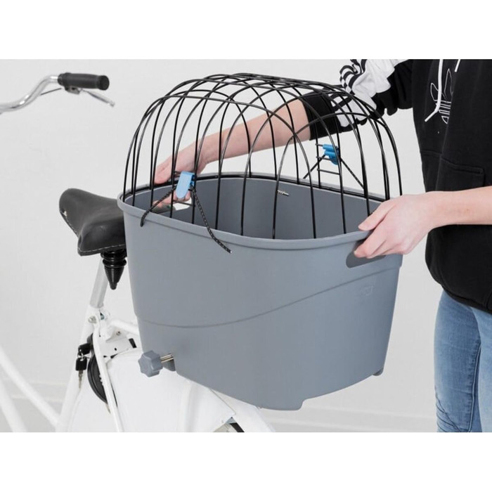 Кошик на багажник для велосипеда TRIXIE, пластик/метал, 3000 г, 36 x 47 x 46 см