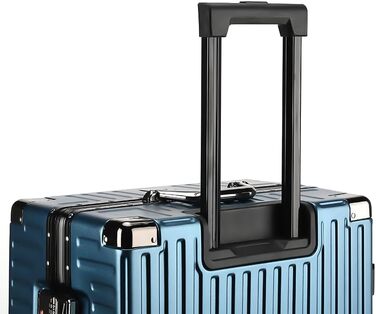 Валіза It'Go Aluiniu Rahen Koffer: велика, жорстка, на 4 колесах, для подорожей (блакитна, L)