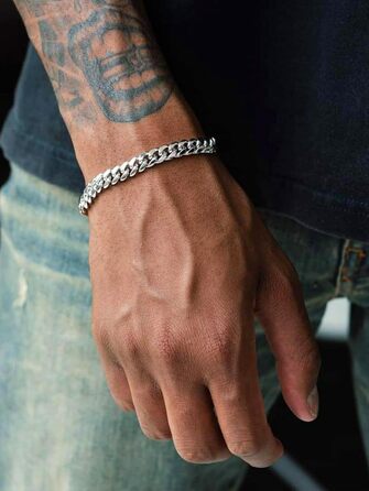 Чоловіча ланцюжок-панцир Miami Bestyle з подарунковою коробкою, 5/7/9/12.5 мм, 19/21/23 см, золото/чорний