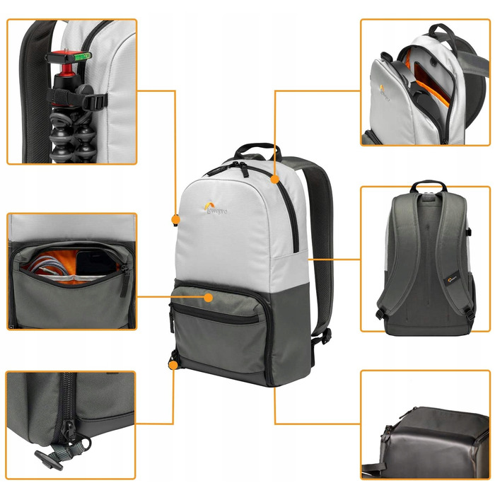 Фоторюкзак Lowepro BP150LX, сірий