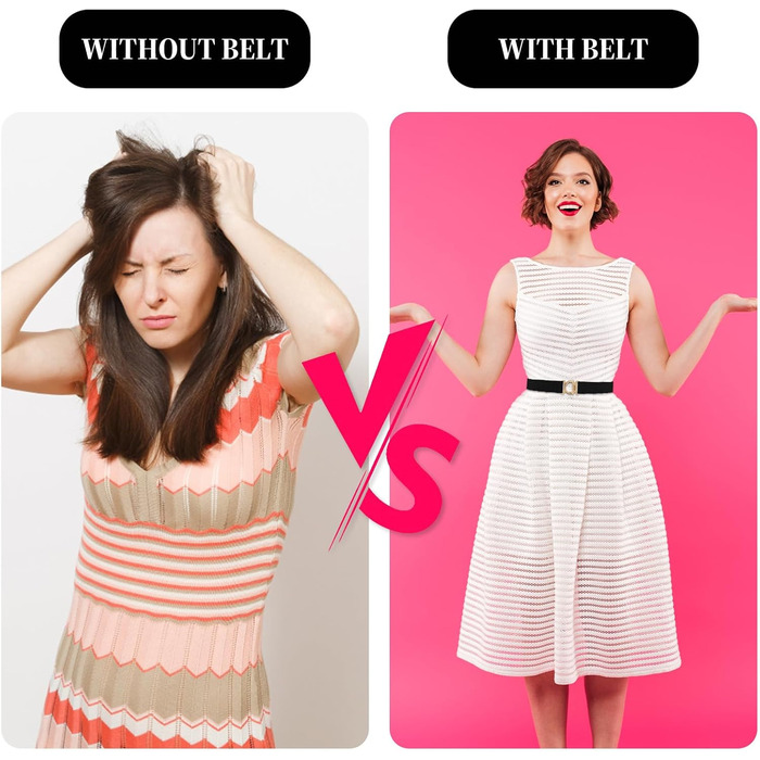 Жіночий еластичний ремінь Amaxiu з золотистою пряжкою, вузький ремінь для талії, чорний