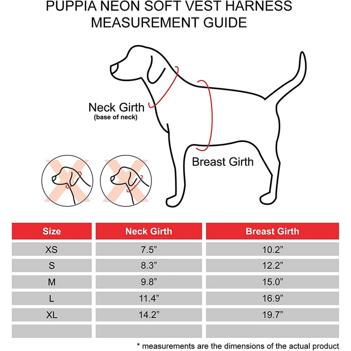 Шлейка для собак Puppia Weste Neon Green, S - Комфортна та Якісна, для цуценят, PAPA-AH1325-GR-S
