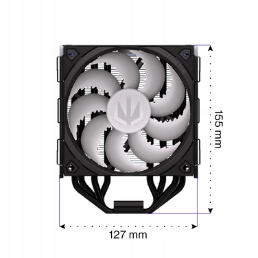 Кулер для процесора Endorfy Fera 5 Black ARGB 120мм TDP 220W